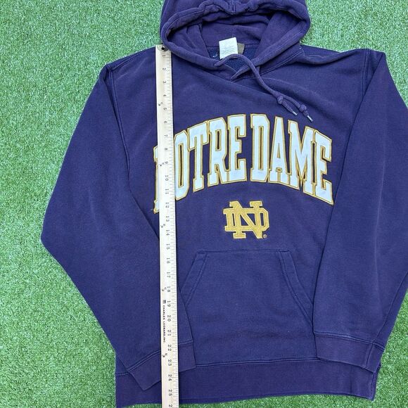 VTG Notre Dame Reebok Hoodie Adult Medium Pullover Heisman Collection - Picture 5 of 7